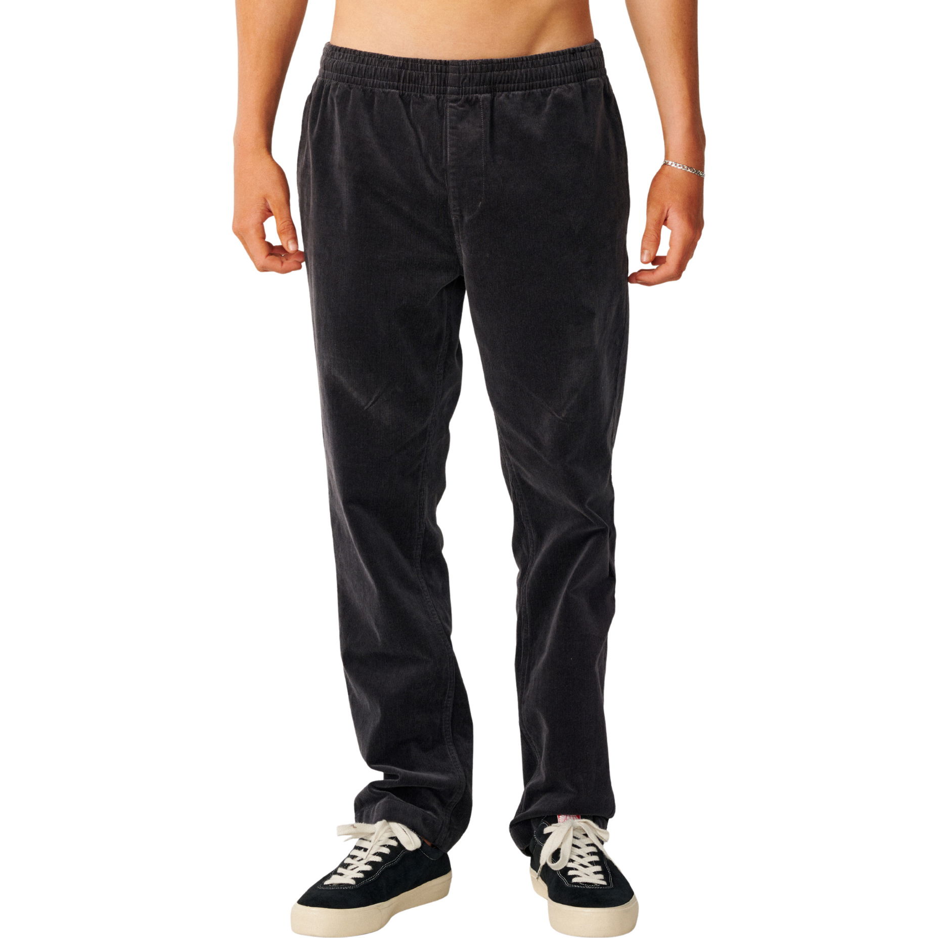 2026 Rip Curl Mens Classic Surf Cord Beach Pant 03EMPA - Washed Black